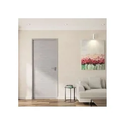 Optimum Bloc Porte ajustable décor chene gris clair BILBAO - 204 x 83 cm Gauche- Bloc Porte