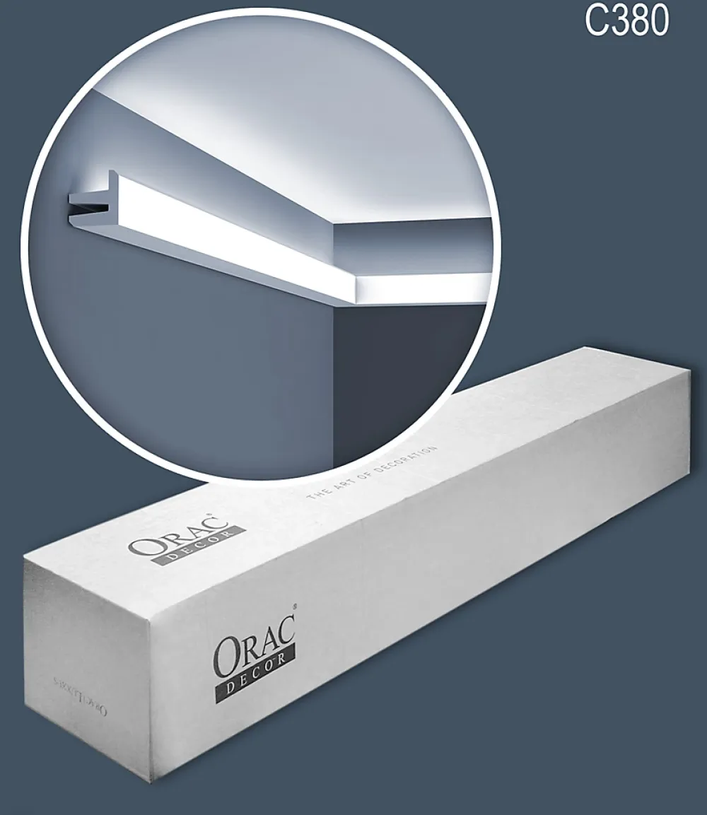 Orac Decor Moulure Et Rosace De Plafond<C380 MODERN L3 1 carton complet 11 Corniches Moulures Cimaises