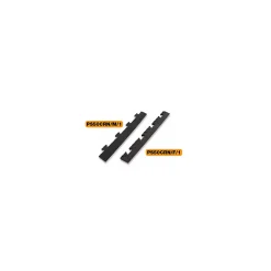 Intec Pack 5 Bordures Femelles pour Dalle PVC noire Clipsable Sol Antidérapant Carré Garage Atelier PS50CRN/F- Dalle Pvc Garage