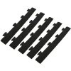 Intec Dalle Pvc Garage<Pack 5 Bordures Males pour Dalle PVC noire Clipsable Sol Antidérapant Carré Garage Atelier PS50CRN/M