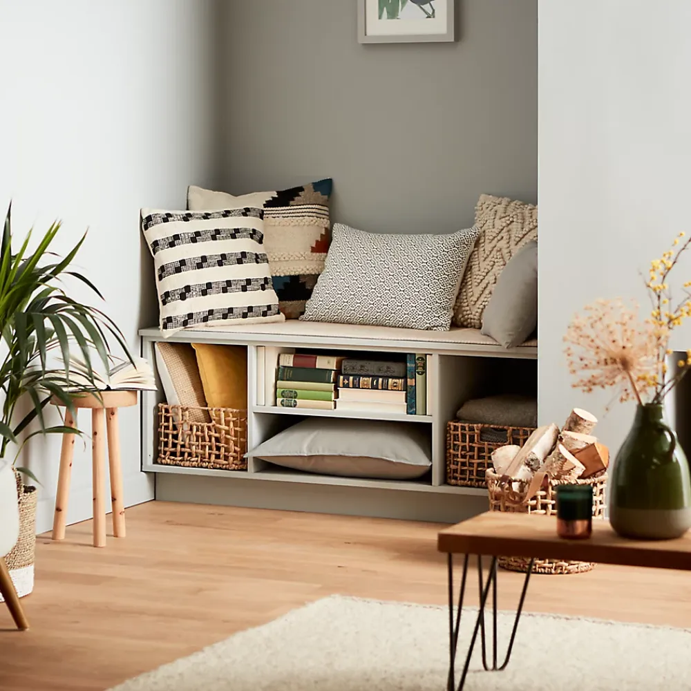 GoodHome Pack 10 cames et chevilles métal, plastique et bois- Tablette Bois Et Mélaminé
