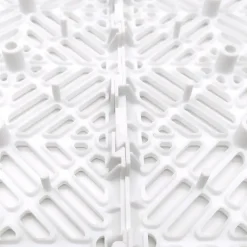 Antihumedades Dalle Pvc Garage<Pack 100 dalles auto-ventilées 30x30x1,5cm (9m² - Blanc). Hôtellerie, chambres froides, garde-manger, bar, zones humides