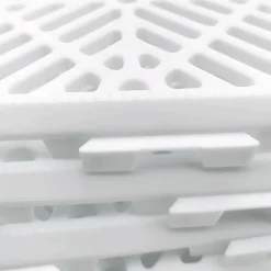 Antihumedades Pack 24 dalles auto-ventilées 30x30x1,5cm (2m² - Blanc). Hôtellerie, chambres froides, garde-manger, bar, zones humides- Dalle Pvc Garage