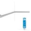 Orac Decor Pack 10 mètres Cimaise murale PX201 avec colle - Orac x Cimaises-et-plus - 2,5 x- Moulure Et Rosace De Plafond