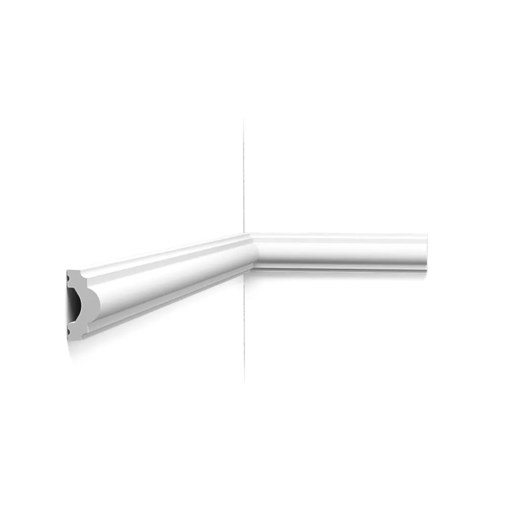 Orac Decor Pack 10 mètres Cimaise murale PX120 avec colle - Orac x Cimaises-et-plus - 4x2x200cm (h x p x L) - moulure décorative polymère- Moulure Et Rosace De Plafond