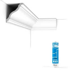 Orac Decor Pack 10 mètres Corniches Plafond C333 avec colle - Orac x Cimaises-et-plus - 12,- Moulure