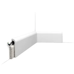 Orac Decor Pack 10 mètres Plinthe de rénovation SX185 avec colle - Orac x Cimaises-et-plus- Plinthe Pour Parquet Et Stratifié