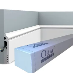 Orac Decor Plinthe Pour Parquet Et Stratifié<Pack 10 mètres Plinthe de rénovation SX186 avec colle - Orac x Cimaises-et-plus