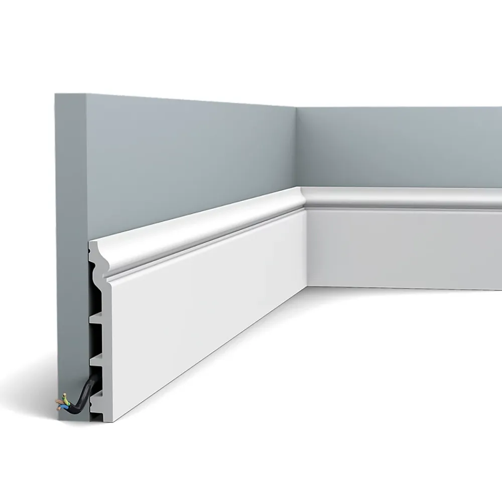 Orac Decor Plinthe Pour Parquet Et Stratifié<Pack 10 mètres Plinthes SX118 avec colle - Orac x Cimaises-et-plus - 14 x 1,8 x 200cm (h x p x L) - plinthe décorative polymère