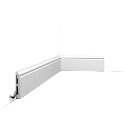 Orac Decor Pack 10 mètres Plinthes SX173 avec colle - Orac x Cimaises-et-plus - 10 x1,6x200cm (h x p x L) - plinthe décorative polymère- Plinthe Pour Parquet Et Stratifié