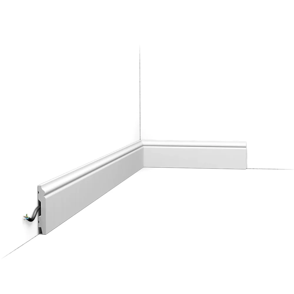 Orac Decor Plinthe Pour Parquet Et Stratifié<Pack 10 mètres Plinthes SX165 avec colle - Orac x Cimaises-et-plus - 7 x 1,0 x 200cm (h x p x L) - plinthe décorative polymère