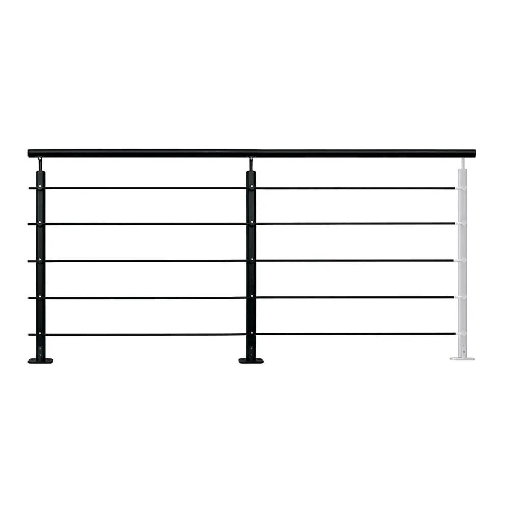 Fortia Garde-Corps, Balustrade<Pack balustrade Barranco horizontale à plat aluminium noir