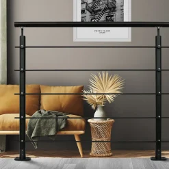 Fortia Garde-Corps, Balustrade<Pack balustrade Barranco horizontale à plat aluminium noir