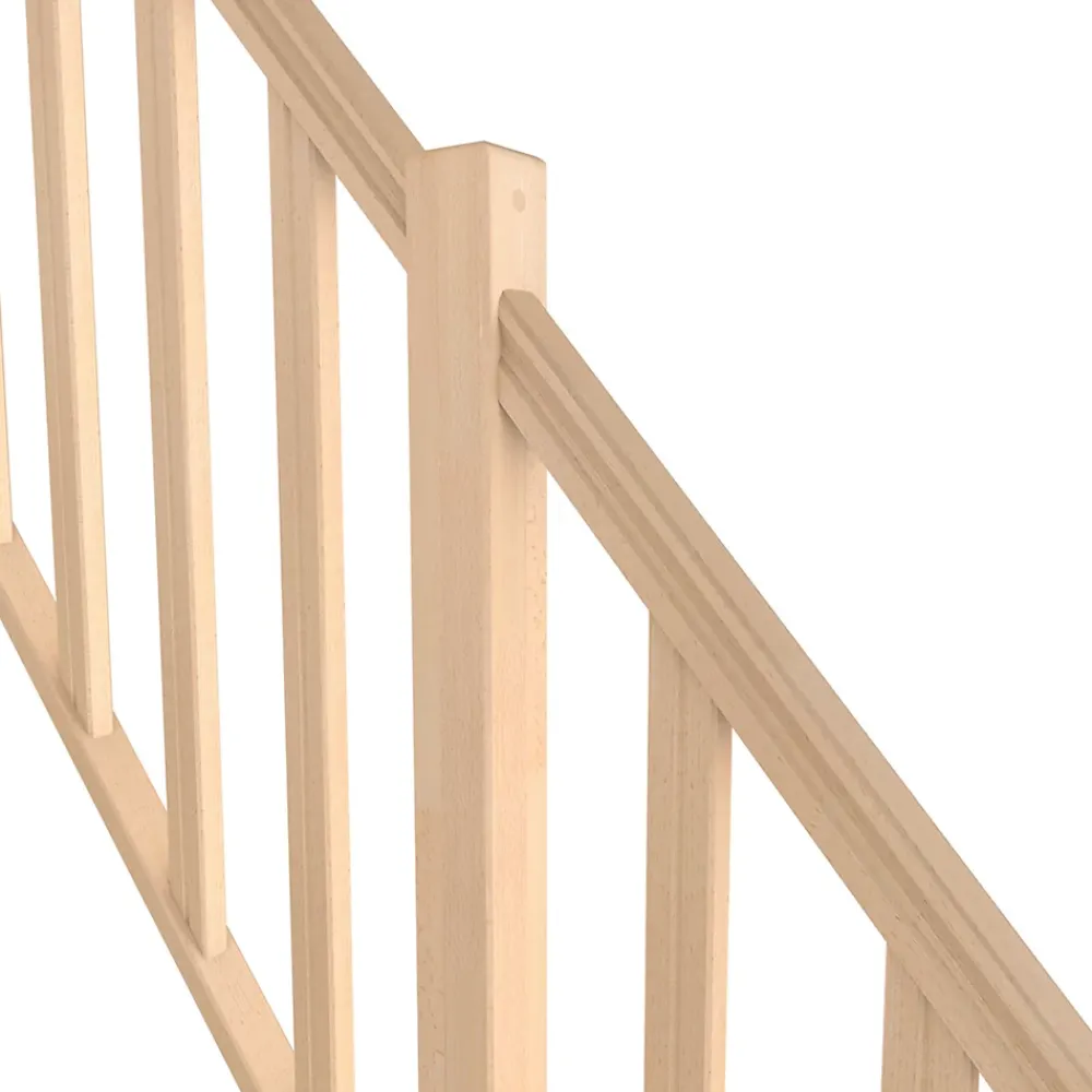 Fortia Pack balustrade verticale hêtre coloris naturel h.105,8 cm x l.346,8 cm- Garde-Corps, Balustrade