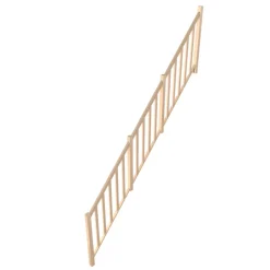 Fortia Pack balustrade verticale hêtre coloris naturel h.105,8 cm x l.346,8 cm- Garde-Corps, Balustrade