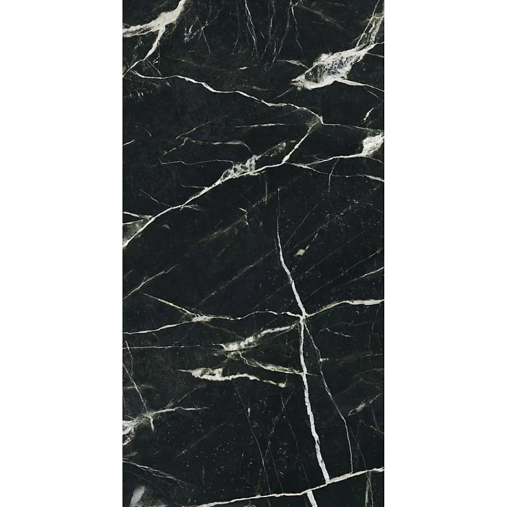 Schulte Pack de 2 panneaux muraux de salle de bains l.100 x H.255 cm, effet marbre noir et vert, DécoDesign Softtouch- Panneau Mural De Salle De Bains
