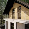 Kordo Garde-Corps, Balustrade<Pack garde-corps : pose latéral Prestio ral 9006
