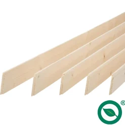 Forestea Moulure<Pack promotionnel de 5 plinthes sapin massif petits noeuds bord droit 2050 x 68 x 9 mm