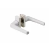 Thirard Paire de béquilles pour porte, carré 7mm avec fourreau 7 à 8mm fourni, laqué blanc -- Poignée De Porte