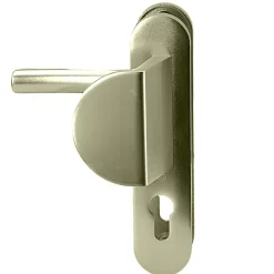 Autres Paire poignées de porte aluminium blindée Bricard Osmose 190 mm béquille aileron trou cylindre- Poignée De Porte