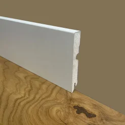 Eternal Parquet Plinthe Bois|Plinthe Bois<palette de 96 mètres linéaires PLINTHE PLINTHE CARRÉE en FIBRE DE BOIS COMPACT 95X15 BLANC