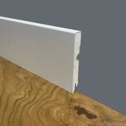 Eternal Parquet Plinthe Bois|Plinthe Bois<palette de 96 mètres linéaires PLINTHE PLINTHE CARRÉE en FIBRE DE BOIS COMPACT 95X15 BLANC