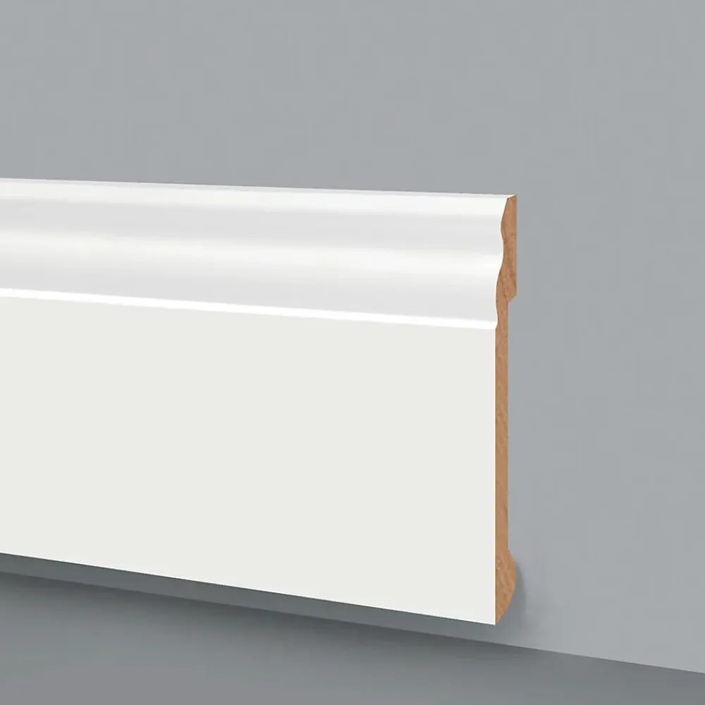 Eternal Parquet Plinthe Bois|Plinthe Bois<Palette 76ML de plinthes DUCALE en EqualWood HI-TEC POLYMERE 100x14x2000mm - BLANC