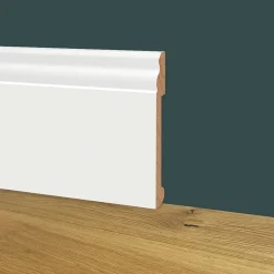 Eternal Parquet Plinthe Bois|Plinthe Bois<Palette 90ML de plinthes DUCALE en EqualWood HI-TEC POLYMERE 120x15x2000mm - BLANC