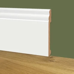 Eternal Parquet Plinthe Bois|Plinthe Bois<Palette 90ML de plinthes DUCALE en EqualWood HI-TEC POLYMERE 120x15x2000mm - BLANC