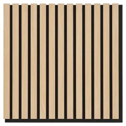 Seven Design Panneau Tasseau Bois<Panneau Acoustique Moody, Marron, MDF, 52x2,2x52 cm,