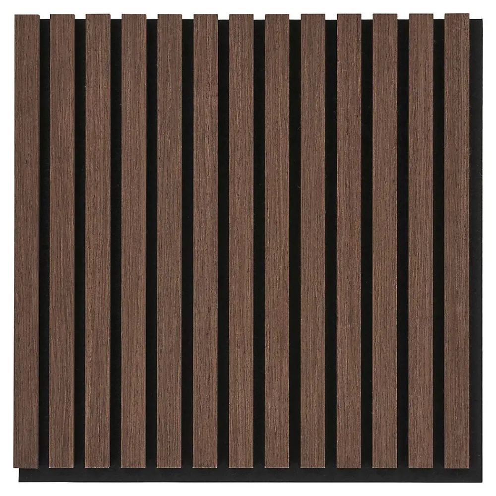Seven Design Panneau Tasseau Bois<Panneau Acoustique Moody 1, Marron, MDF, 52x2,2x52 cm,