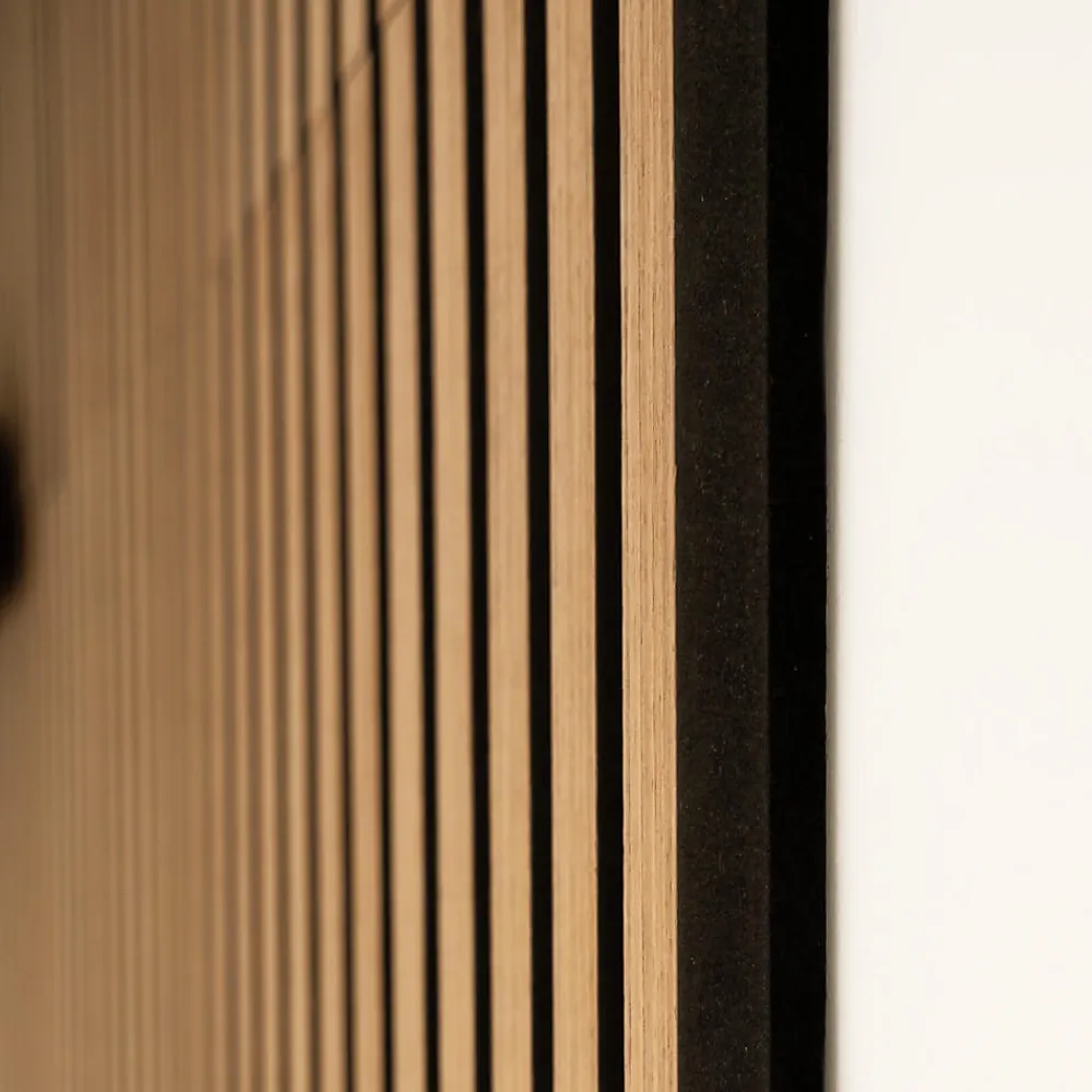 Brand Home Deluxe Panneau acoustique SONIC - 240 x 40 cm- Panneau Décoratif En Bois