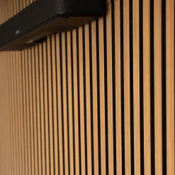 Brand Home Deluxe Panneau acoustique SONIC - 240 x 40 cm- Panneau Décoratif En Bois