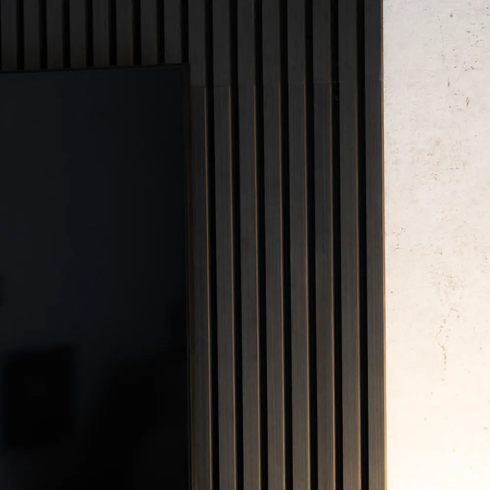 Brand Home Deluxe Panneau acoustique SONIC Black Oak Quantité : 9- Panneau Décoratif En Bois