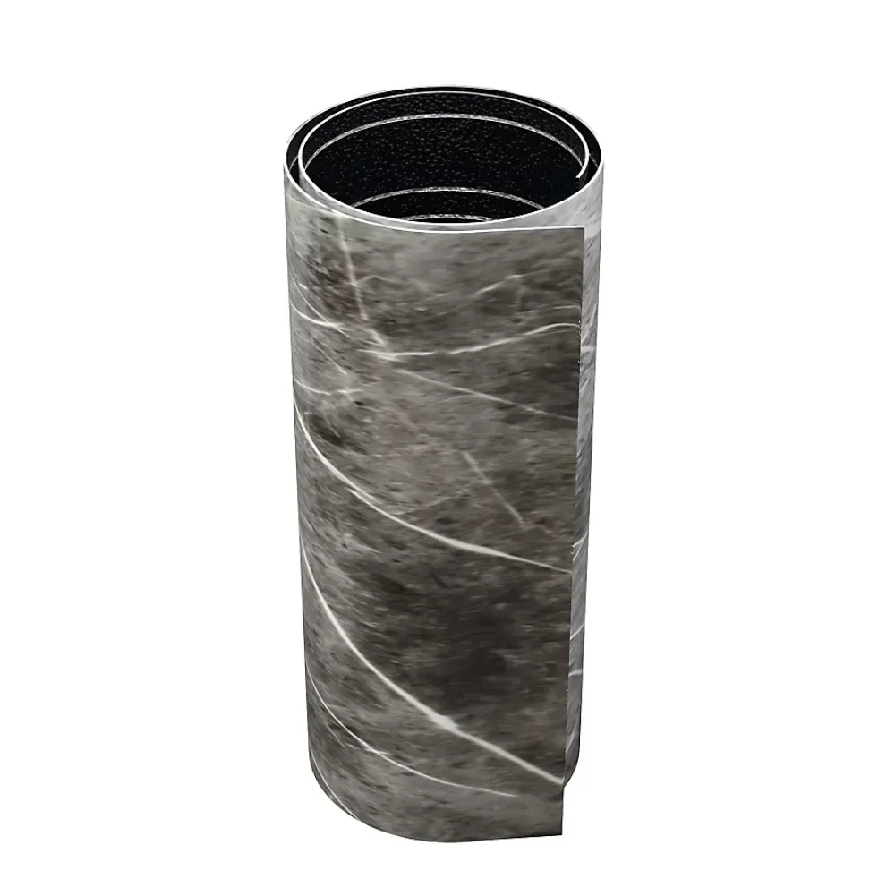 Wall Fashion Lambris Mural<Panneau Adhésif Effet Marbre Gris 250 x 120 x 0,3 cm Élégance et Facilité de Pose
