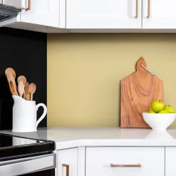 Tulup Panneau autocollant 100x50 cm Couleur jaune 1 pcs- Panneau Mural Décoratif
