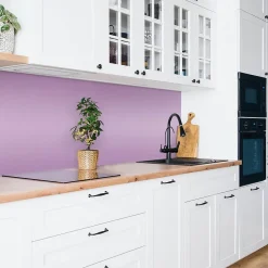 Tulup Panneau Mural Décoratif<Panneau autocollant 100x50 cm Couleur lilas 1 pcs