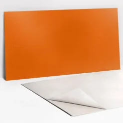Tulup Panneau autocollant 100x50 cm Couleur orange 1 pcs- Panneau Mural Décoratif