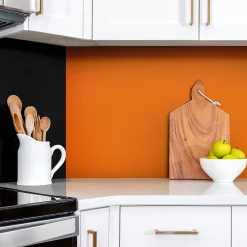 Tulup Panneau autocollant 100x50 cm Couleur orange 1 pcs- Panneau Mural Décoratif