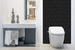 Tulup Panneau autocollant 100x50 cm Lignes colorées 1 pcs- Panneau Mural Décoratif