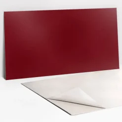 Tulup Panneau autocollant 100x50 cm Couleur bordeaux 1 pcs- Panneau Mural Décoratif