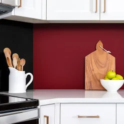 Tulup Panneau autocollant 100x50 cm Couleur bordeaux 1 pcs- Panneau Mural Décoratif