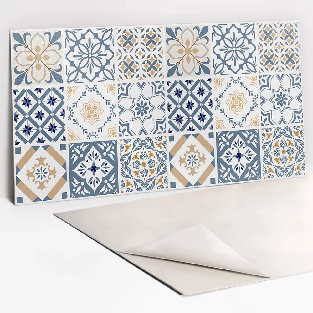 Tulup Panneau autocollant 100x50 cm Mosaïque ornementale 1 pcs- Panneau Mural Décoratif