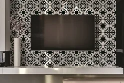 Tulup Panneau autocollant 100x50 cm Ornement fleuri 1 pcs- Panneau Mural Décoratif