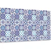 Tulup Panneau autocollant 100x50 cm Motif azulejo 1 pcs- Panneau Mural Décoratif