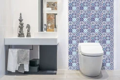 Tulup Panneau autocollant 100x50 cm Motif azulejo 1 pcs- Panneau Mural Décoratif
