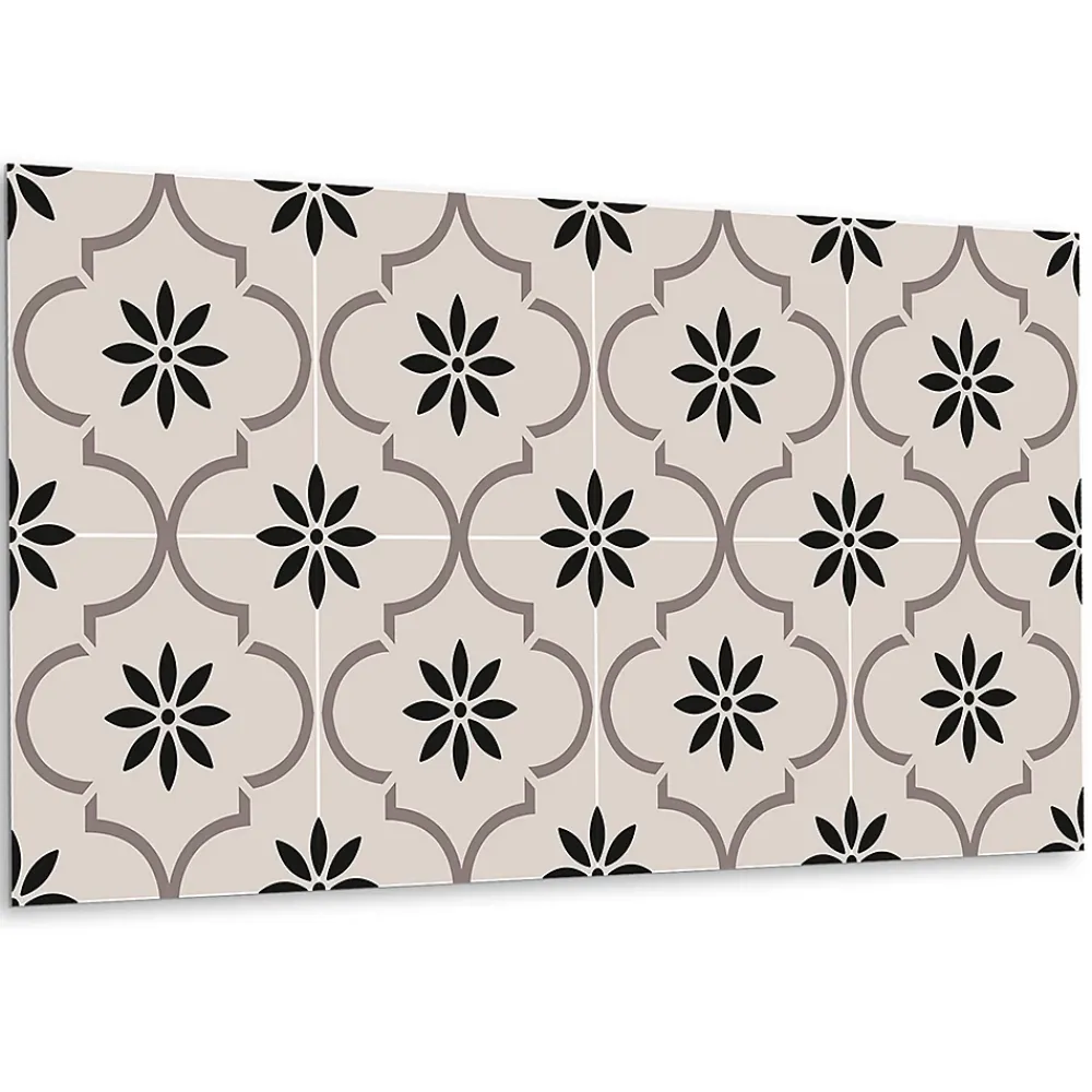 Tulup Panneau Mural Décoratif<Panneau autocollant 100x50 cm Motif floral arabe 1 pcs