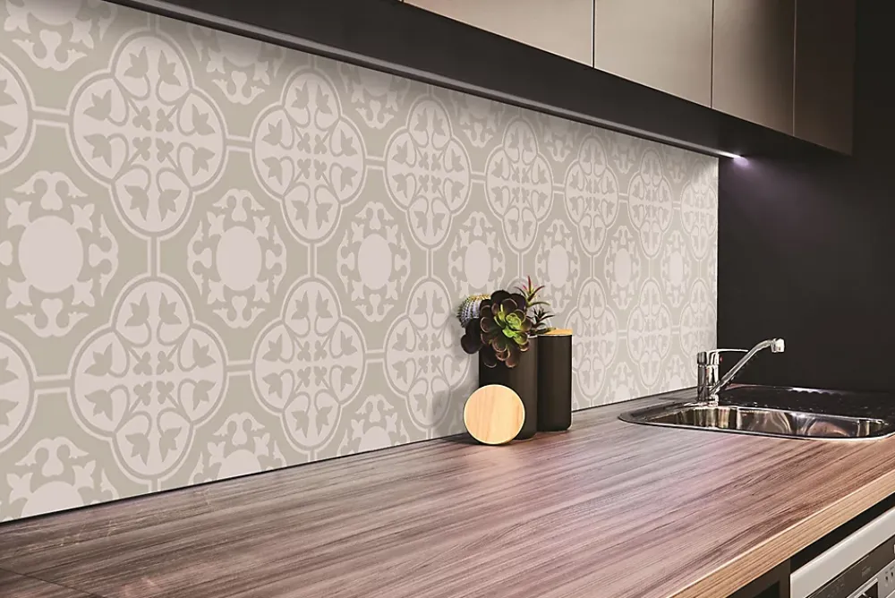 Tulup Panneau autocollant 100x50 cm Fleurs décoratives 1 pcs- Panneau Mural Décoratif