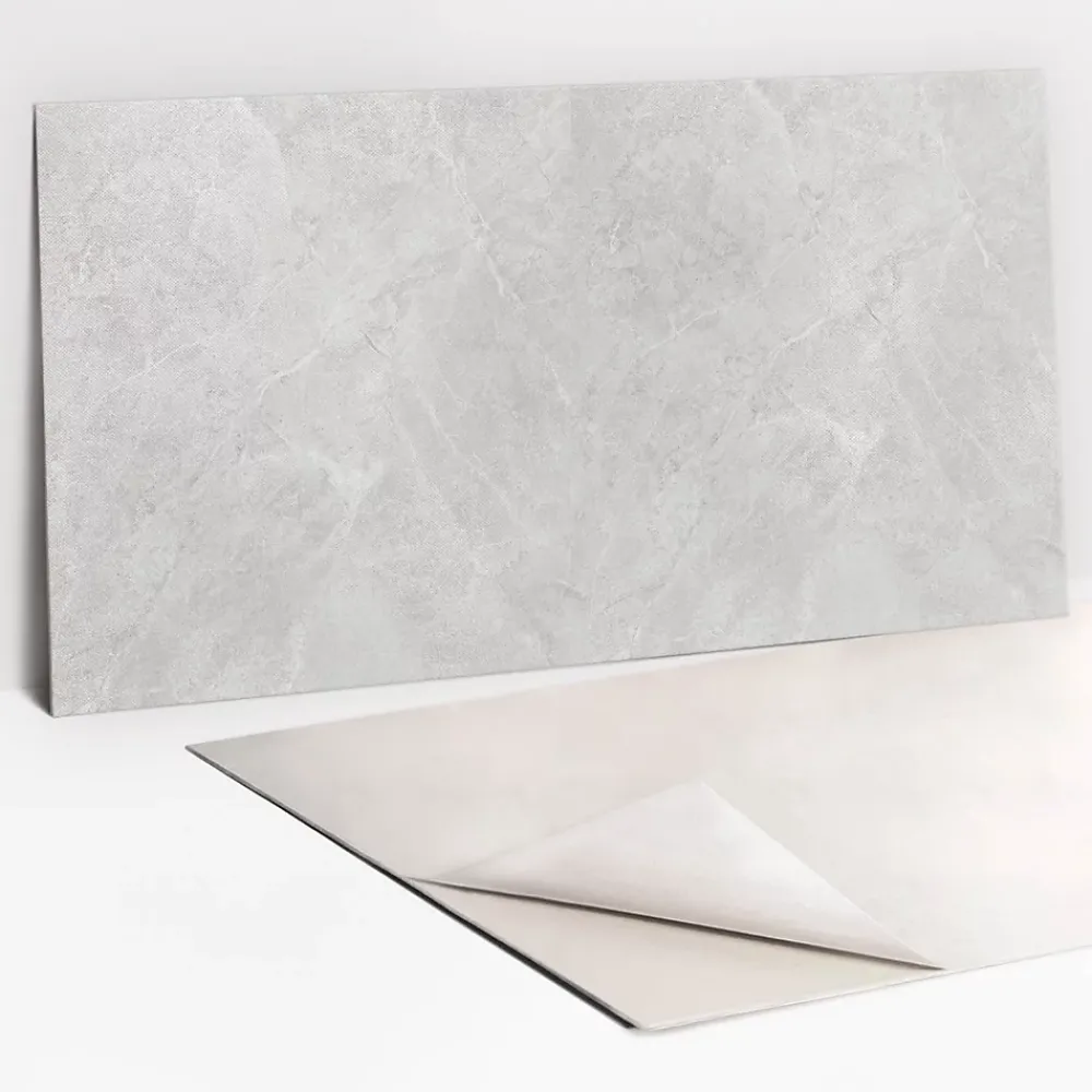 Tulup Panneau Mural Décoratif<Panneau autocollant 100x50 cm pierre de marbre 1 pcs
