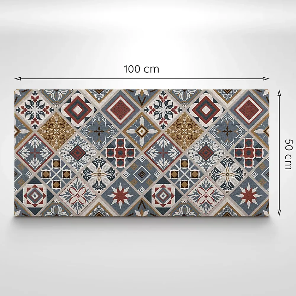 Tulup Panneau Mural Décoratif<Panneau autocollant 100x50 cm pierre de marbre 1 pcs